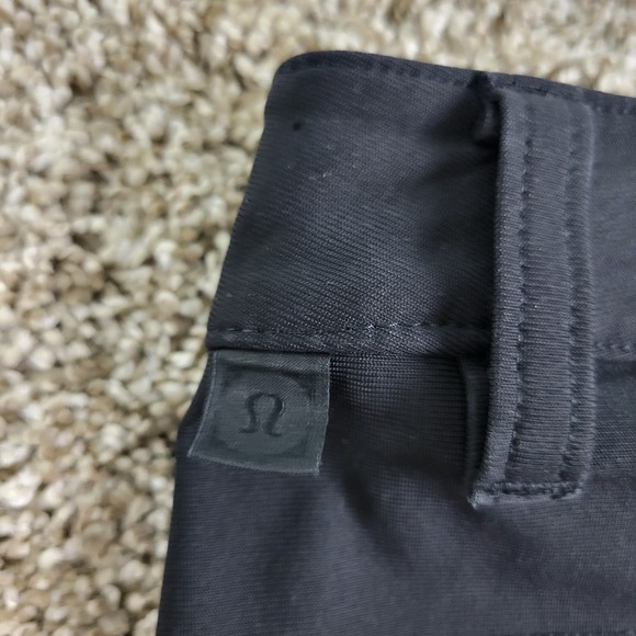 Lululemon Classic Fit 5 Pocket Pant Warpstreme Mens 36 Solid Black Performance - Picture 4 of 6